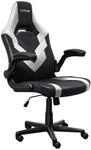 Trust Gxt 703w Riye Spielstuhl Schwarz Und Wei&szlig; Bequem
