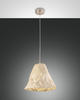 Fabas Luce Crumple Dome Pendel-Deckenleuchten Khaki Glas, E27