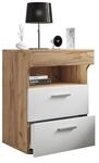 Holz Nachttisch Schublade Slepal M
