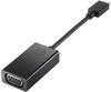 Hewlett Packard HP Externer Videoadapter USB-C zu VGA Schwarz (P7Z54AAABB)