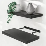Casaria - Wandregal Freischwebend Inkl. Halterung Mdf 15kg Tragkraft 3,8cm...