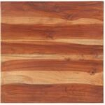 Tischplatte Massivholz Akazie 25-27 Mm 60x60 Cm Vidaxl