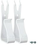 Halterung F&uuml;r Multimediager&auml;te, Kunststoff, Wei&szlig; /2er-set / Vz02mm