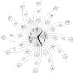 Wanduhr Mit Quarzwerk Modernes Design 50 Cm Vidaxl