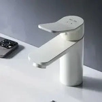 Am.pm - Wasserhahn Bad Weiss Waschtischarmatur Bad Armatur Mischbatterie