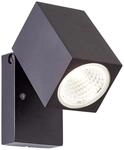 Burk Led Au&szlig;enwandstrahler Schwarz 1x Led Integriert, 6w Led Integriert,