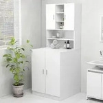 Waschmaschinenschrank Wei&szlig; Vidaxl