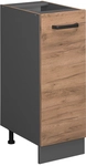 Unterschrank R-line, Goldkraft Eiche, 30 Cm Ohne Arbeitsplatte Vicco