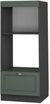 Vicco - Mikrowellenschrank Fame-line, Gr&uuml;n-gold Landhaus, 60 Cm Offen