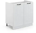 K&uuml;chenschr&auml;nke Fame-line, Wei&szlig; Landhaus, 80 Cm Ohne Arbeitsplatte Vicco