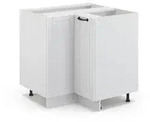 Vicco - Eckunterschrank Fame-line, Wei&szlig; Landhaus, 80.5 Cm Ohne Arbeitsplatte
