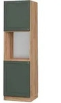 Vicco - Herdumbauschrank Fame-line, Gr&uuml;n-gold Landhaus, 60 Cm Offen
