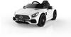 Kinderfahrzeug - Elektro Auto Mercedes amg gt - Lizenziert Kinderauto Weiß