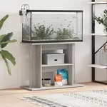 Aquariumst&auml;nder Grau Sonoma 80x35x60 Cm Holzwerkstoff Vidaxl