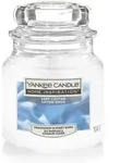 Yankee Candle Duftkerze Kleines Glas Soft Cotton 104g Wei&szlig; Duft Kerze Duftkerzen