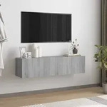 Vidaxl - Tv-wandschrank Grau Sonoma 120x30x30 Cm Holzwerkstoff