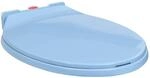 Toilettensitz Mit Absenkautomatik Quick-release Blau Oval Vidaxl