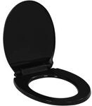 Vidaxl - Toilettensitz Mit Absenkautomatik Und Quick-release Schwarz Schwarz