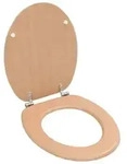Toilettensitz Mit Deckel Mdf Bambus-design Vidaxl
