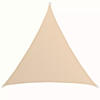 Uv Shade Sail 2x2x2m hdpe Triangle Sun Protection Tarpaulin Garden Balcony Beige -