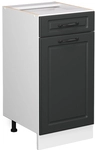 Vicco - K&uuml;chenunterschrank R-line, Anthrazit Landhaus, 40 Cm Ohne Arbeitsplatte