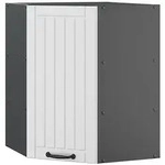 Eckh&auml;ngeschrank Fame-line, Wei&szlig; Landhaus, 57 Cm Vicco