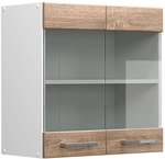 K&uuml;chenglasschrank R-line, Sonoma, 60 Cm Vicco