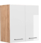 H&auml;ngeschrank R-line, Wei&szlig; Hochglanz, 60 Cm Vicco