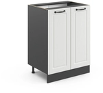 Vicco - K&uuml;chenunterschrank R-line, Wei&szlig; Landhaus, 60 Cm Ohne Arbeitsplatte