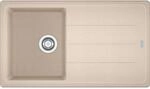 Franke - Basis - Fragranit Sp&uuml;lbecken Bfg 611-86, 86x50 Cm, Sand 114.0494.914