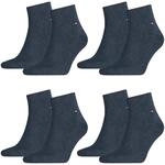 8 Paar TOMMY HILFIGER Quarter Socken Gr. 39 - 46 Herren Business Sneaker Socken