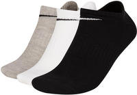 3 Paar Nike Sneaker Socken No Show F&uuml;&szlig;linge schwarz / wei&szlig; / Mehrfarbig SX7678