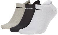 3 Paar Nike Sneaker Socken No Show F&uuml;&szlig;linge schwarz / wei&szlig; / Mehrfarbig SX2554