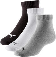 3 Paar Puma Unisex Quarter Socken Sneaker Gr. 35 - 49 f&uuml;r Damen Herren F&uuml;&szlig;linge