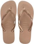 Havaianas H.Top Tiras CF Damen Sandale Zehentrenner Badelatsche 4137428 Gold