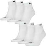 6 Paar Puma Quarter Socken mit Frottee-Sohle Gr. 35 - 46 Unisex Cushioned Kurzso...