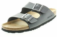 Rohde Herren Grado Pantoletten Sandalen anthrazit grau 5920 82