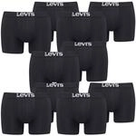 10er Pack Herren Levis Solid Basic Boxer Brief Boxershorts Unterw&auml;sche Pants 