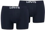 2er Pack Herren Levis Solid Basic Boxer Brief Boxershorts Unterw&auml;sche Pants 