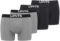 4er Pack Herren Levis SOLID BASIC BOXER Boxershorts Unterw&auml;sche Pants 