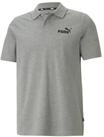 PUMA Herren ESS Pique Polo Shirt grau 586674 03
