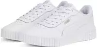 Puma Carina 2.0 Damen Sneaker Leder Schuhe 385849 02 Wei&szlig;