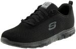 Skechers Damen Berufsschuh WORK GHENTER BRONAUGH Sneakers Schwarz