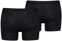 Levi's Solid Herren Boxershorts Unterw&auml;sche aus Bio-Baumwolle im 2er Pack