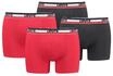 Levi's Sportswear Logo Herren Boxershorts Unterw&auml;sche aus Bio-Baumwolle im 4er