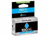 Lexmark 14N1069E 100XL, Lexmark Tintenpatrone Nr. 100XL cyan 14N1069E 600 Seiten