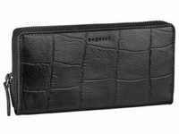 Bugatti Geldbörse Nevio Ladies Long Wallet With Zip Portemonnaies Schwarz Damen