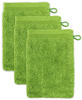 Möve Waschhandschuh Superwuschel 3er-Pack Handtücher Grün