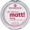 Essence All About Matt! Fixing Compact Powder Puder 8 g WHITE