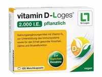 Dr. Loges VITAMIN D-LOGES 2.000 I.E. pflanzlich Weichkapseln Vitamine